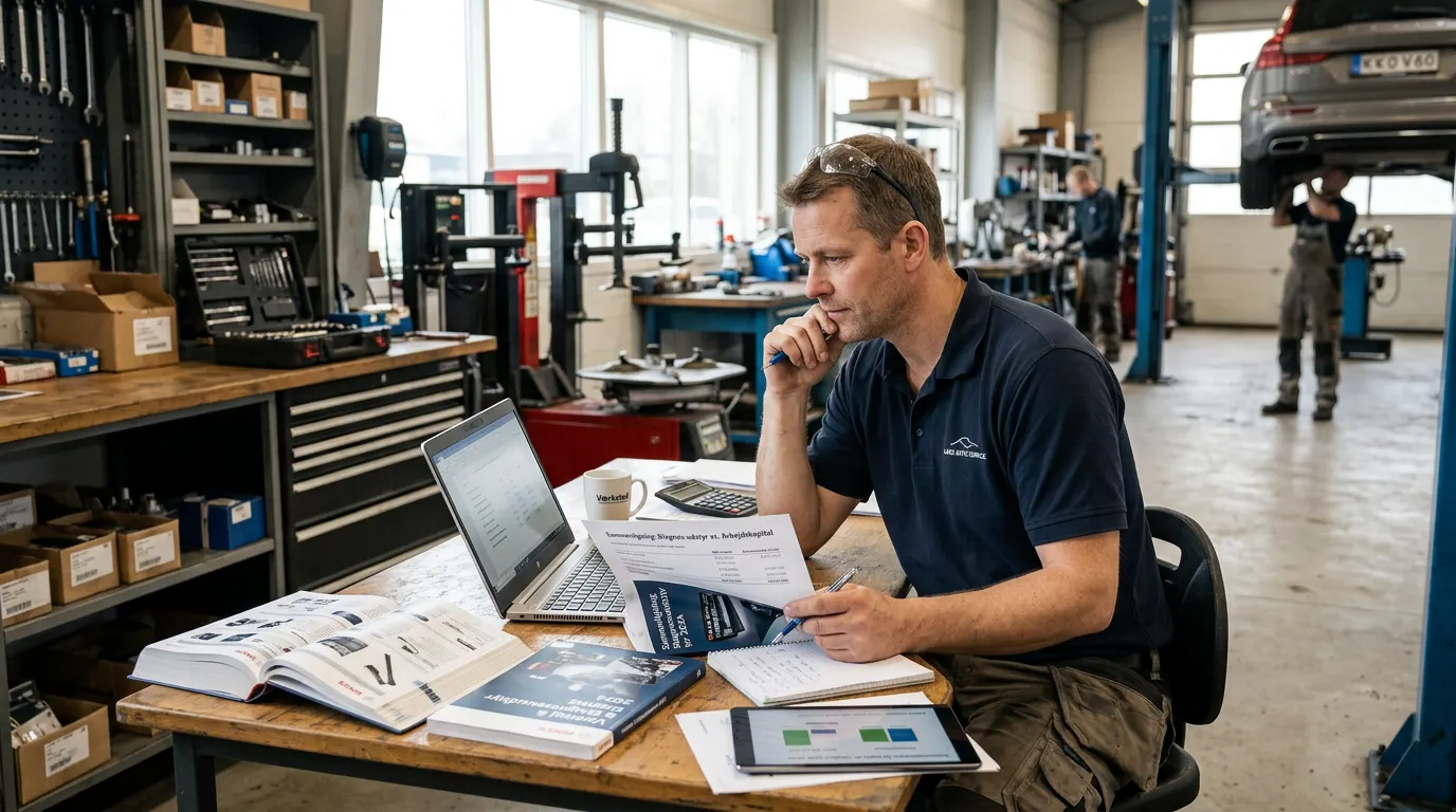 Lån til mekanikervirksomhed Værkstedsejer vurderer investering i diagnoseudstyr