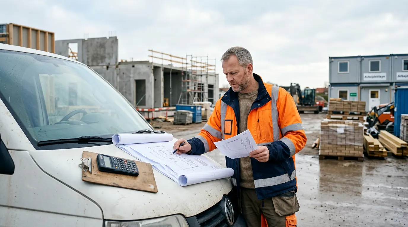 Arbejdskapital til byggefirma Entreprenør planlægger likviditet mellem projekter